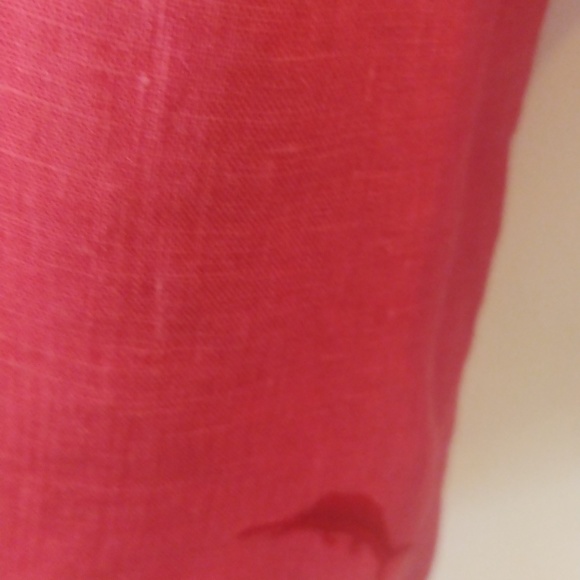 Tommy Bahama Relax 💯 percent Linen color is Called Ruby Red NWT - Picture 4 of 7